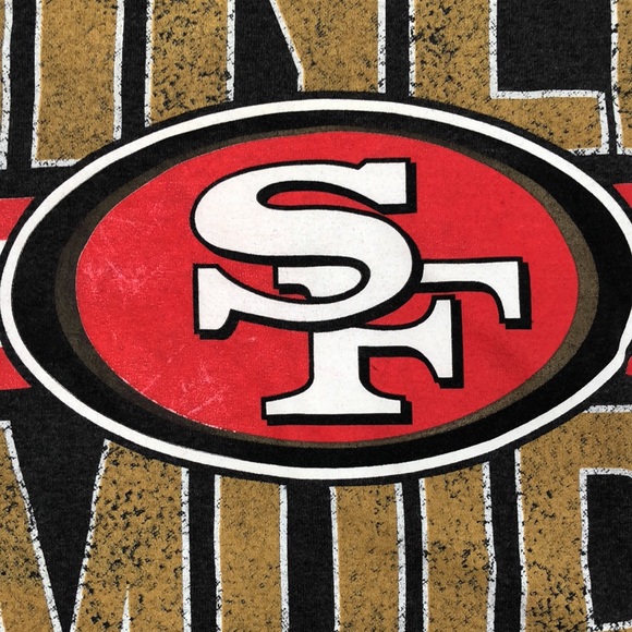 Team NFL Men’s Sz L San Francisco 49’er T-Shirt - Picture 2 of 5